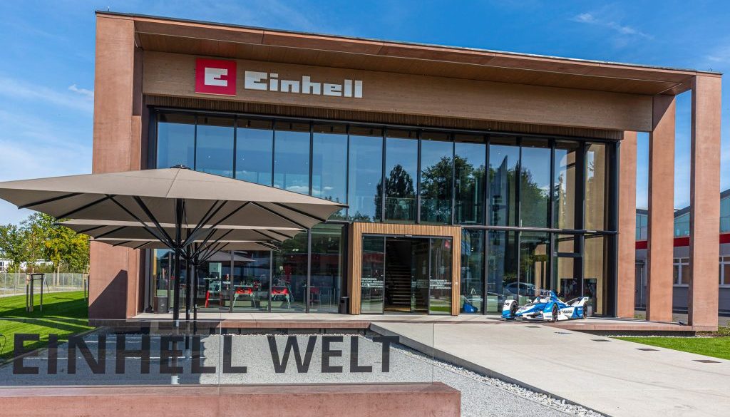 The new Einhell Welt at the company headquarter in Landau