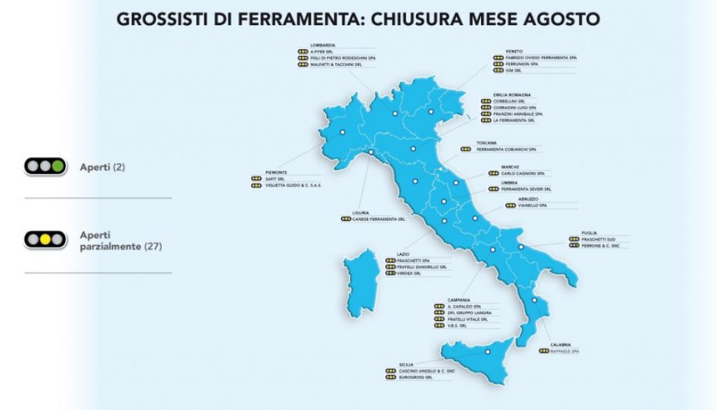 Grossisti Mappa