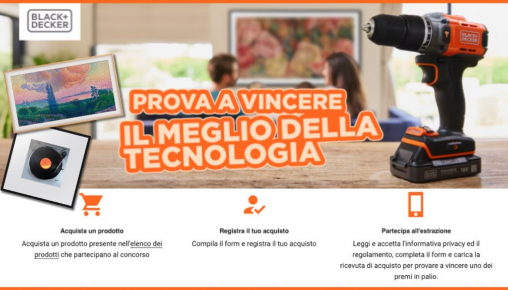 Il contest Black+Decker che arreda la tua casa