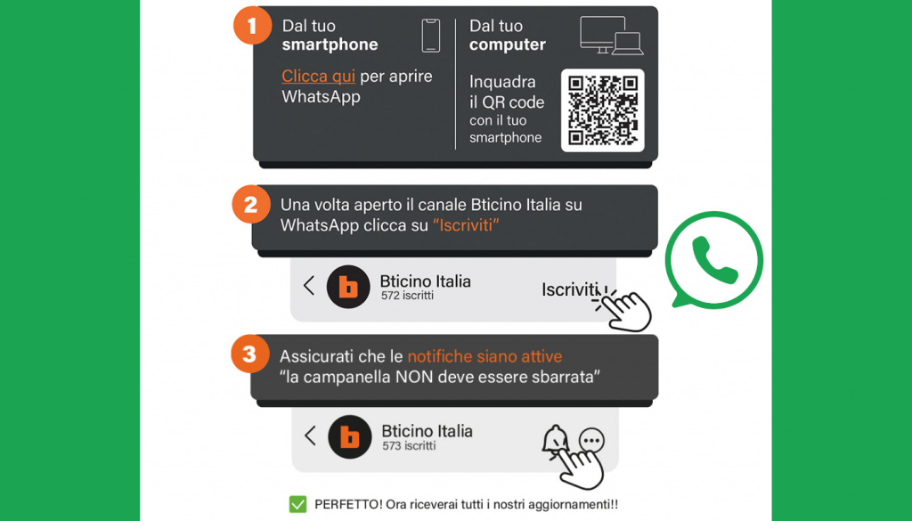 BTicino apre il canale WhatsApp