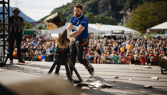 Anterselva ospita il campionato italiano di Stihl Timbersports 2025
