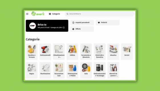 Brico io - Al via la partnership con Everli