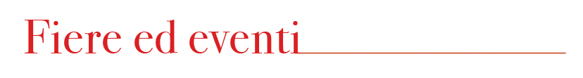 Fiere ed eventi