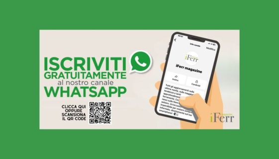 Iscriviti al canale WhatsApp di iFerr magazine